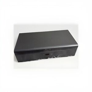 Vtg Bemis & Call Sesamee Policy Box Black Metal Document Safe Combo Lock